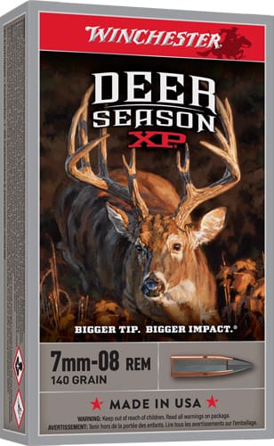 WINCHESTER DEER XP 7MM-08 REM – 140GR EXTREME PT 20RD 10BX/CS