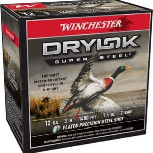 WINCHESTER DRYLOK 12GA 3" - 1-1/4OZ #2 25RD 10BX/CS