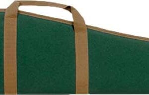 BULLDOG RIFLE CASE 48" GREEN - W/TAN TRIM 5/8" PADDING