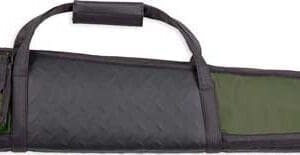 BULLDOG ARMOR SHOTGUN CASE 52" - GREEN W/ BLK EXTRA THICK PAD
