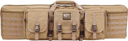 BULLDOG 42″ DOUBLE TACTICAL CS – 3 LARGE ACCESS POCKETS TAN