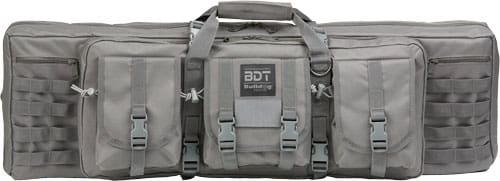 BULLDOG 43″ SINGLE TACTICAL CS – 3 LARGE ACCESSORY POCKETS GREY