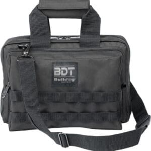 BULLDOG DELUXE 2 PISTOL RANGE - BAG W/MOLLE BLACK