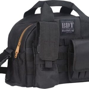 BULLDOG TACTICAL RANGE BAG W/ - MOLLE MAG POUCHES BLACK