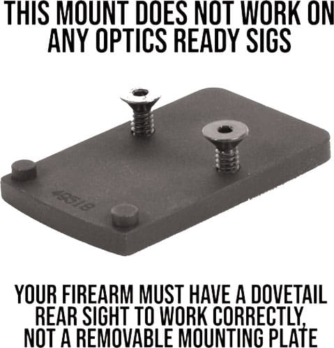 EGW SCOPE MOUNT TRIJICON RMR – FOR SIG P220-229 & 320 BLACK
