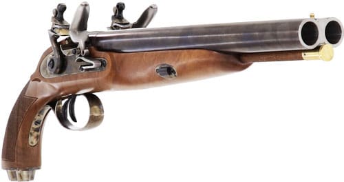 PEDERSOLI HOWDAH HUNTER FLINT – LOCK 20GA 11.25″ 3″ WOOD/CC