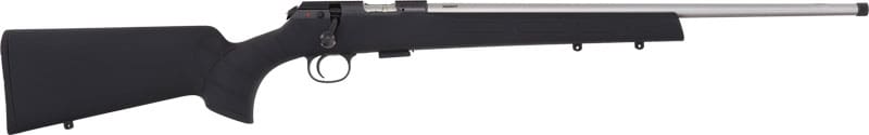 CZ 457 AMERICAN 22LR 20.5″ SS – THREADED BBL. BLACK STOCK