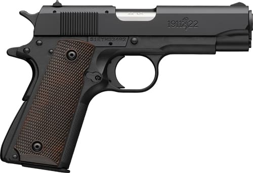 BROWNING 1911-22 A1 POLY 22LR – COMPACT 3.5″ BLACK/BROWN