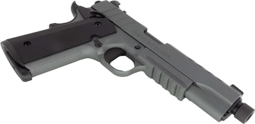 TISAS 1911 NIGHT STALKER 45ACP – 5″ THREADED BBL 8RD BLACK/GRY
