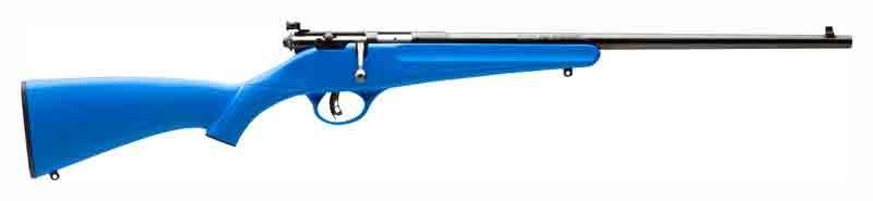 SAVAGE RASCAL YOUTH SINGLESHOT – 22LR ACCU TRIGGER BLUED/BLUE