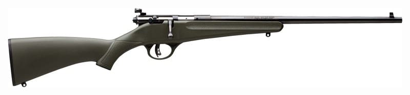SAVAGE RASCAL YOUTH SINGLESHOT – 22LR ACCU TRIGGER BLUED/GREEN