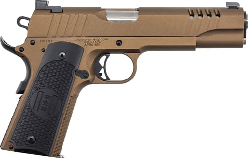 AUTO-ORDNANCE 1911A1 45ACP SS – BURNT BRONZE G10 GRIPS