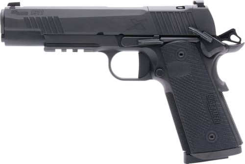 SIG 1911 X 45ACP 5" XRAY3 - OR (2)8RD G10 STEEL BLACK - Image 2
