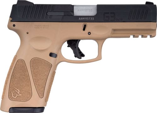 TAURUS G3 9MM 15-SHOT 3-DOT – ADJ. TAN/BLACK POLYMER