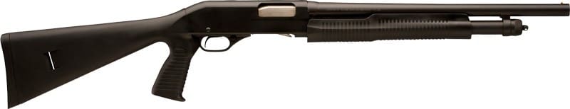 STEVENS 320 SECURITY 20GA 3″ – 18.5″ 5 SHOT PISTOL GRIP BLACK