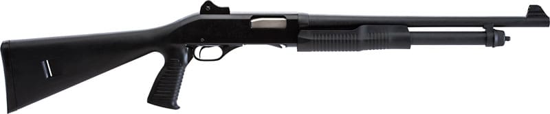 STEVENS 320 SECURITY PUMP 20GA – 3″ 18.5″ PISTOL GRIP BLACK
