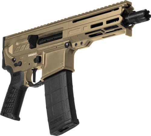 CMMG PISTOL DISSENT MK4 300AAC – 6.5″ 30RD COYOTE TAN