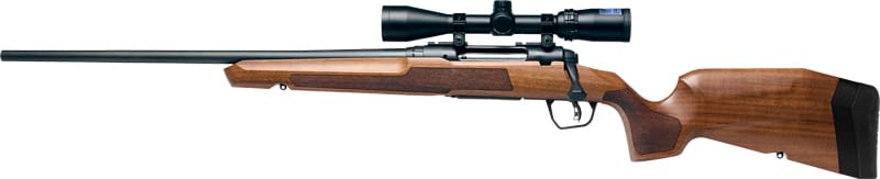 SAVAGE AXIS 2 XP 22-250 22″ LH – W/3-9X40 MATTE/HARDWOOD