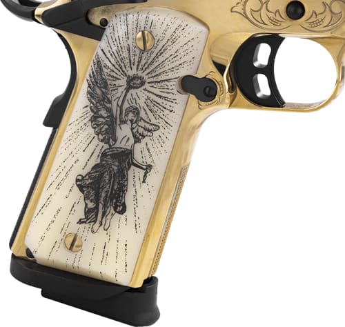 GIRSAN MC1911 DELUXE GOLD GOVT – 38 SUPER 10RD ENGRAVED