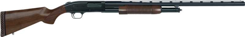 MOSSBERG 500 RETROGRADE 12GA – 3″ 28″VR BEAD SIGHT WALNUT