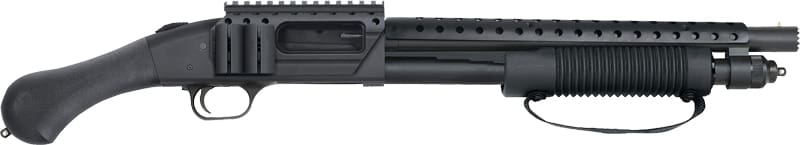 MOSSBERG 590 SHOCKWAVE SPX – 12GA 3″ 6RD W/BREACHER BLUED