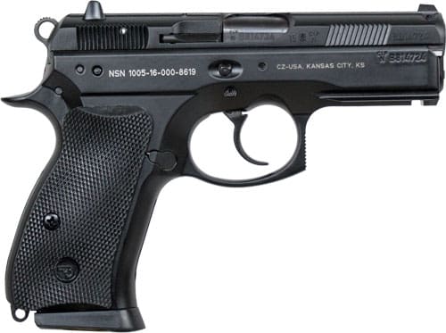 CZ 75 P-01 9MM FS 15RD MAG – DECOCKER BLACK POLYCOAT