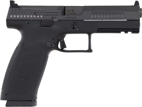 CZ P-10 F OR 9MM FS 19-SHOT – REVERSIBLE MAG CATCH BLACK