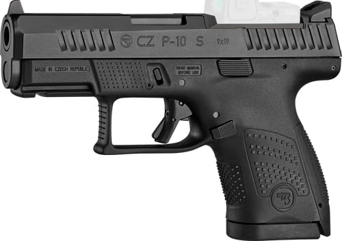 CZ-USA P-10 S OR 9MM FS – 12-SHOT BLACK POLYMER FRAME