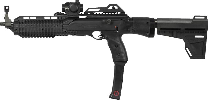 HI-POINT PISTOL 9MM 10RD 13.25 – ” THREADED BRACE CT RED DOT