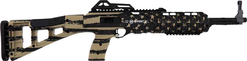 HI-POINT CARBINE 9MM LUGER – 16.5″ TB FLAG FDE 10-SHOT