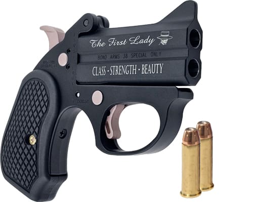 BOND ARMS FIRST LADY 38SPL – 3″ SS BLACK CERAKOTE