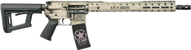 BLACK RAIN SPEC15 ARMY 250TH – CUSTOM 5.56 LIGHT SAND BW 30RD