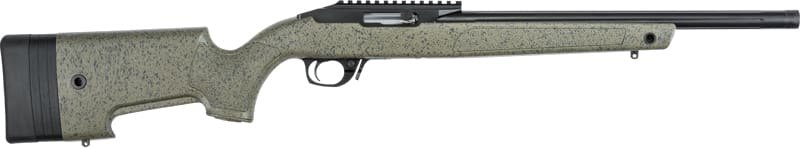BERGARA BXR 22LR SEMI-AUTO – 16.5″ BLUED CERAKOTE/GREEN SYN