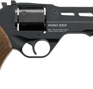 CHIAPPA RHINO 50SA 357MAG - 5" ADJ. SIGHT NICKEL/WALNUT