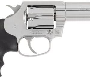 COLT COBRA 38SPL+P FS 4" 6RD - STAINLESS RUBBER GRIPS