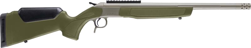 CVA SCOUT TD V3 400 LEGEND 20″ – STAINLESS/OD GREEN SYNTHETIC