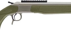 CVA SCOUT TD V3 450BM 22" - STAINLESS/OD GREEN SYNTHETIC