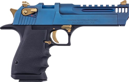 DESERT EAGLE L5 SERIES 44MAG – 5″ BLACK & CARBO BLUE PVD