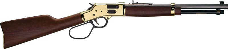 HENRY H6 BIG BOY BRASS 45LC – SIDE GATE 16.5″ OCTAGON WALNUT