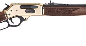 HENRY H24 SIGNATURE RIFLE - 360BH 20" BRASS WALNUT