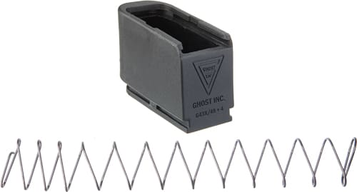 GHOST MOAB MAG EXTENSION FOR – GLOCK 43X48 PLUS 4 RNDS BLACK