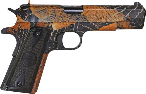 IVER JOHNSON 1911A1 BOA – 45ACP 5″ FS 8RD SNAKESKIN