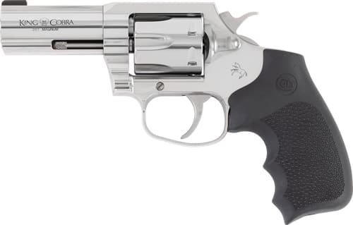 COLT KING COBRA 357MAG 3" 6RD - BRUSHED STAINLESS BLACK GRIPS - Image 2