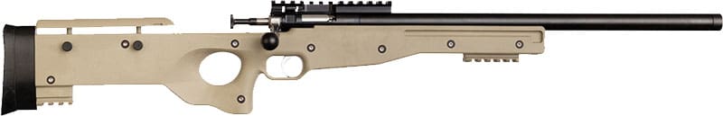 CRICKETT PRECISION RIFLE 22LR – BLUED/FDE THREADED BARREL