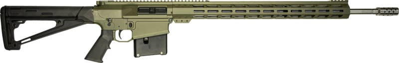 GLFA GL10 RIFLE 7MM REM MAG – 24″ 1:8 SS BBL OD GREEN