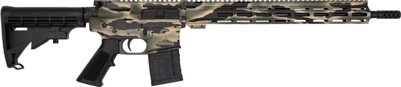 GLFA AR15 RIFLE 350 LEGEND – 16″ S/S 5RD PURSUIT GREEN CAMO