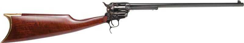 CIMARRON REVOLVING CARBINE – 45LC 18″ CC/BLUED WALUT