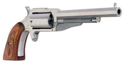 NAA “THE EARL” MINI-REVOLVER – 22WMR 3″ S/S WOOD