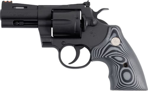 COLT PYTHON 357MAG 3″ 6RD – MATTE BLUED BLACK G10 GRIPS