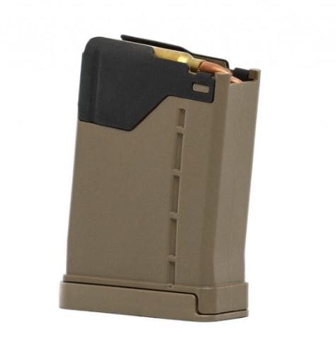 LANCER MAGAZINE L5AWM AR-15 – 5.56X45 10RD OPAQUE FDE GEN 2